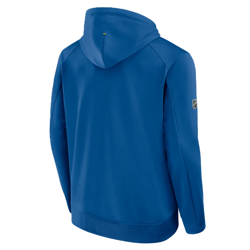ST. LOUIS BLUES FANATICS AUTHENTIC PRO RINK HOODIE - BLUE - Image 3