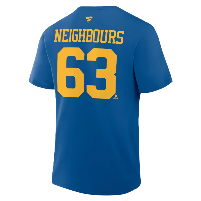 ST. LOUIS BLUES FANATICS NEIGHBOURS NAME AND NUMBER TEE - BLUE - Image 3